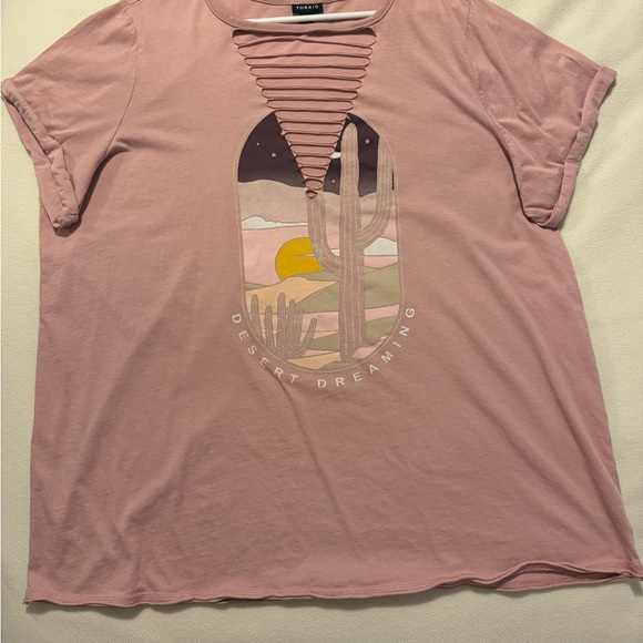 Torrid Cut Tee Dessert Dreaming sz 3 - Picture 3 of 10